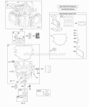 Engine Sump Gasket Set-Engine Diagram and Parts List for 44H777-0113-E1  Briggs and Stratton Engine